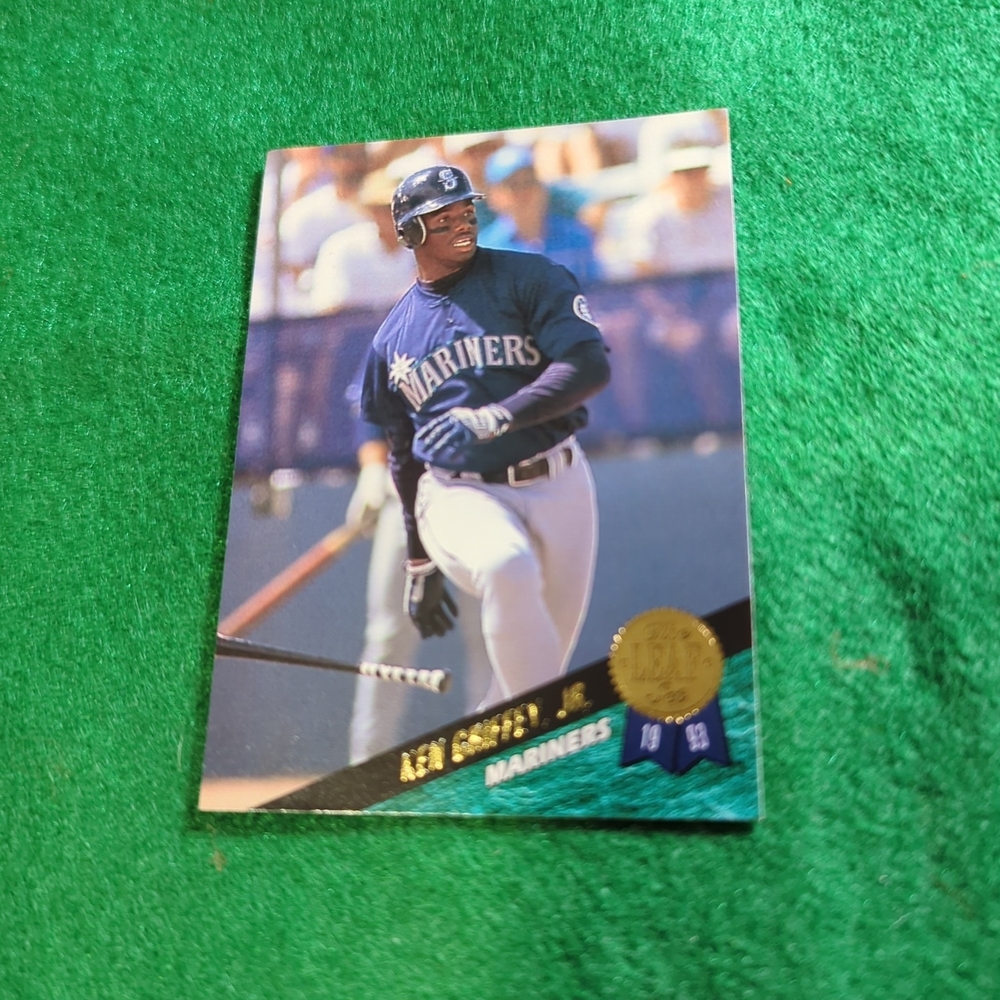 ⚾Ken Griffey Jr. Seattle Mariners Baseball Card HOF 1993 Leaf #319